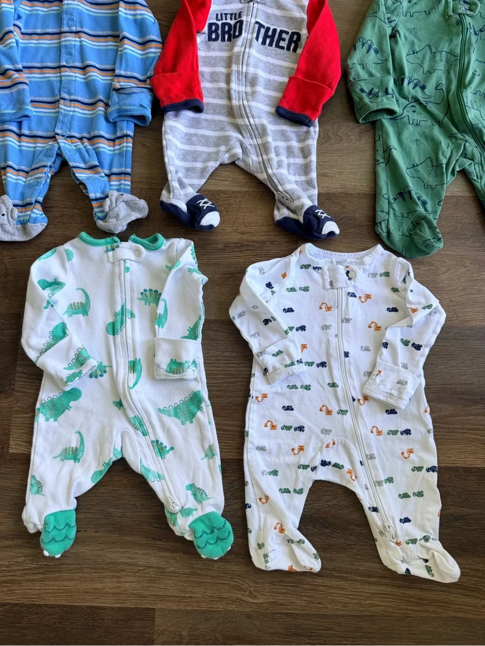 CARTERS | Baby Sleeper Bundle | Footed Pajamas Romper | 6 Piece Lot